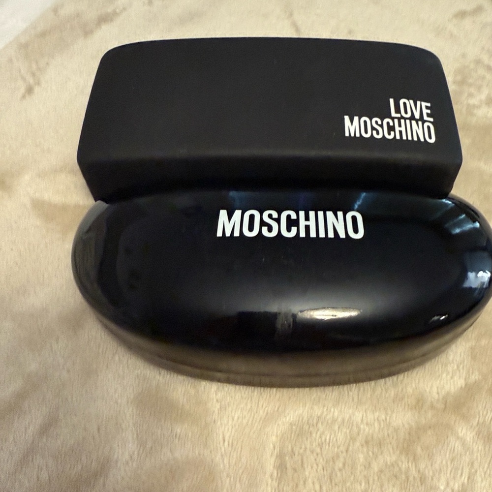 Moschino Black Glasses Case